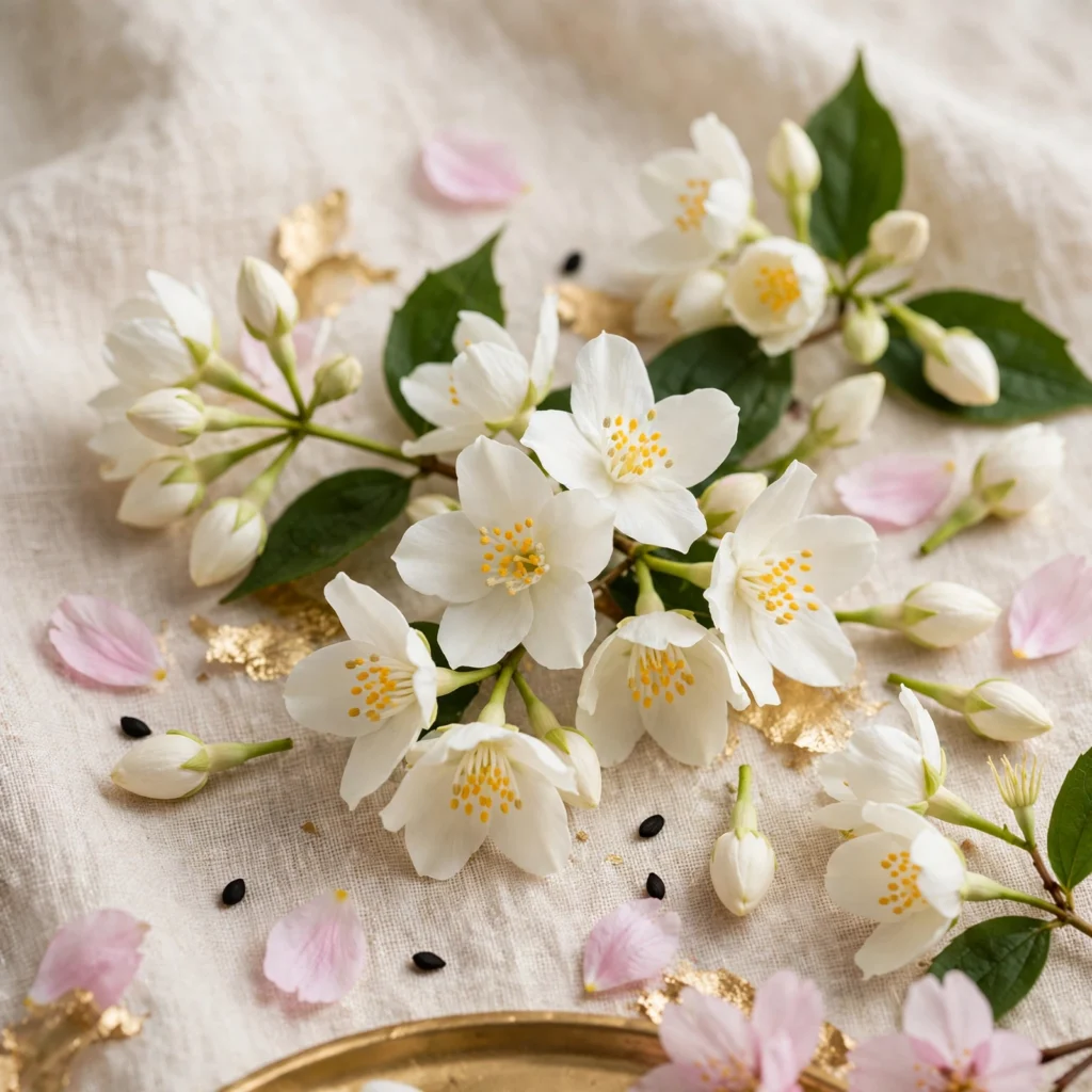 White Jasmine flowers, Amaria Essence